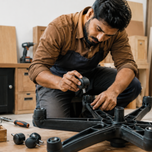 Chair Wheels Fitting